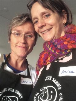 Brobyggerne Dorthe Løngaard Friis og Anna Kristina Koefoed Wood i Bornholms Regionskommune hjælper mod ufrivillig ensomhed.